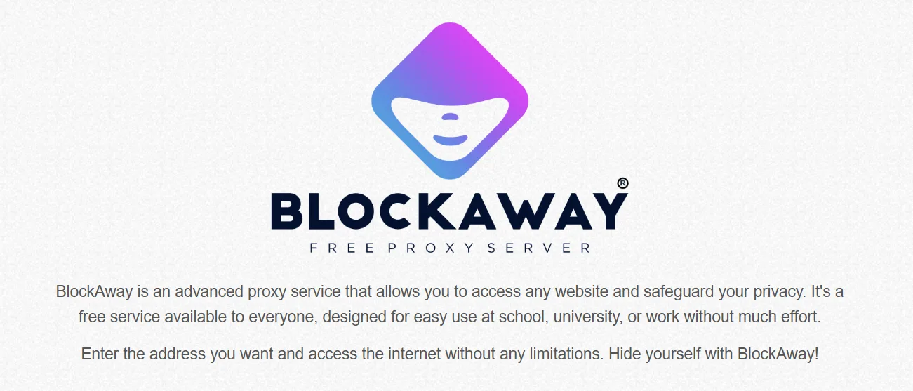 blockaway free proxy server