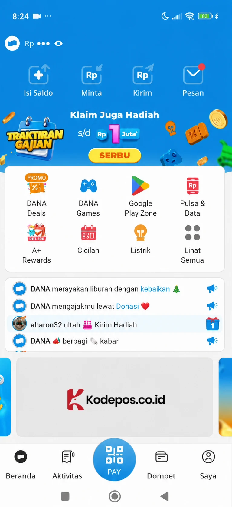 cara kirim saldo dana ke rekening bca 1
