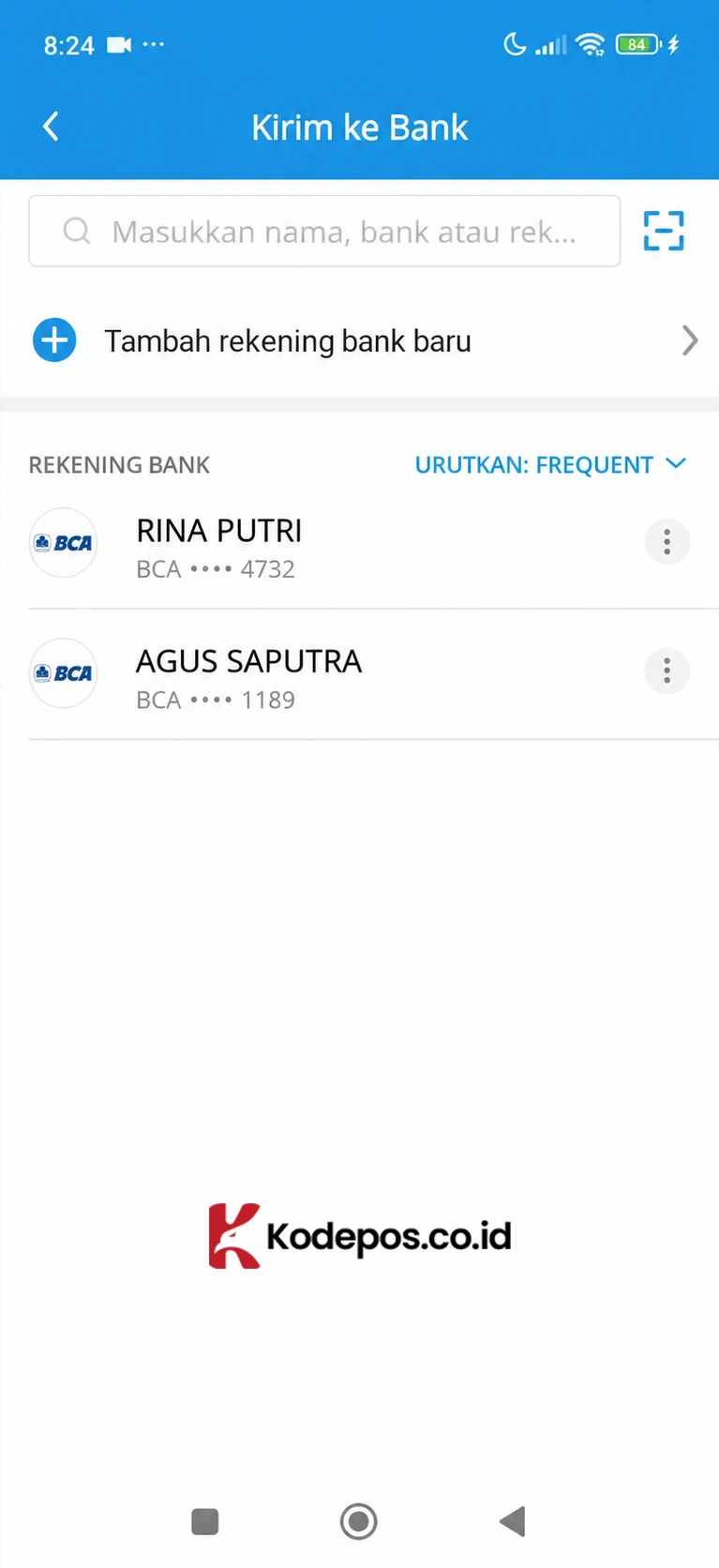 cara kirim saldo dana ke rekening bca 2