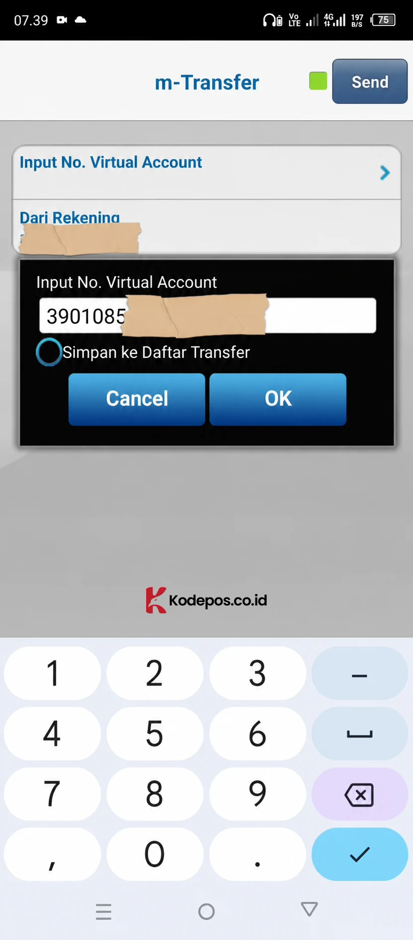 cara transfer bca ke dana lewat bca mobile 2