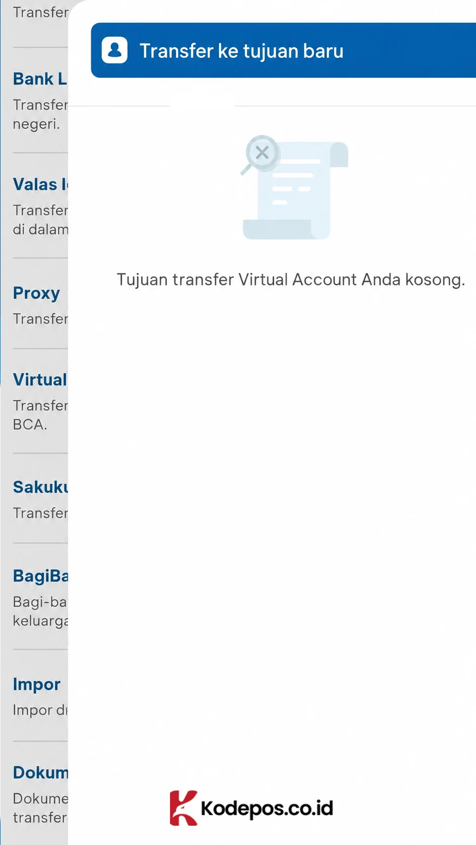 cara transfer bca ke dana lewat mybca 2