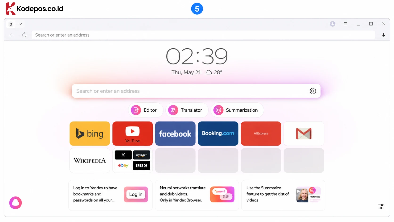 download yandex browser 5