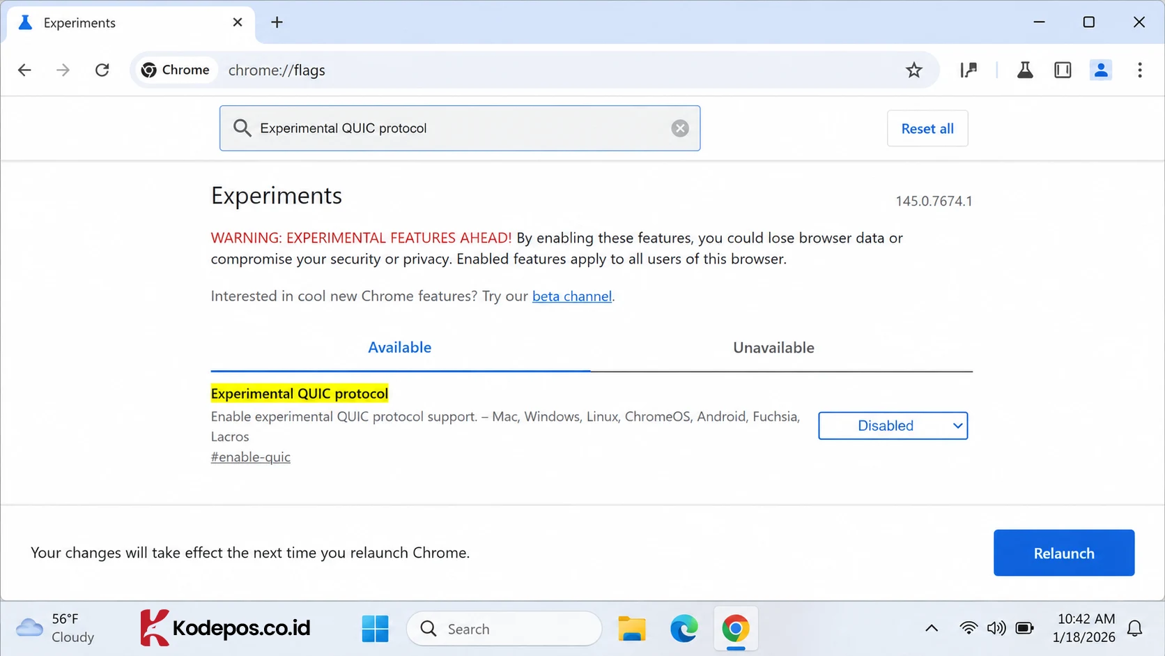 ssl tls dan protokol quic chrome